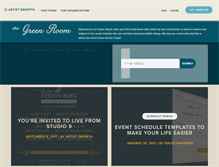 Tablet Screenshot of blog.artistgrowth.com